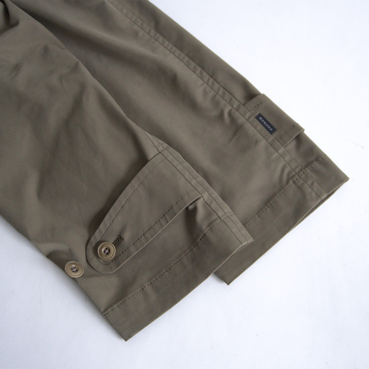 PAPAS PLUS Balmacaan Coat Khaki Size L