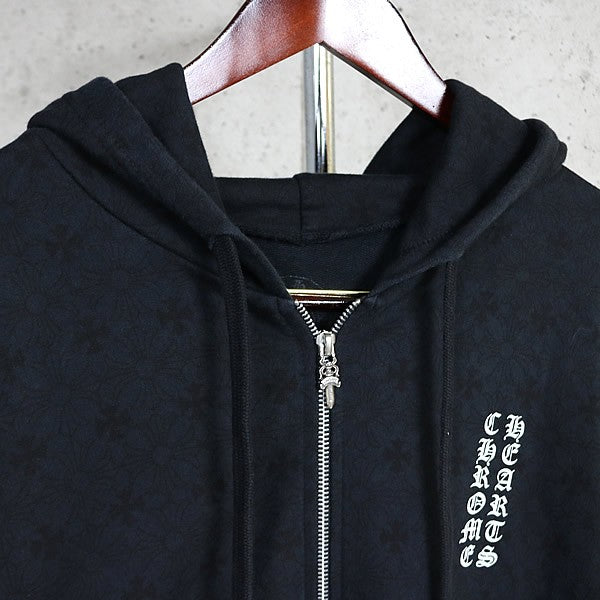 CHROME HEARTS CH Allover Print Dagger Zip Hoodie Size M