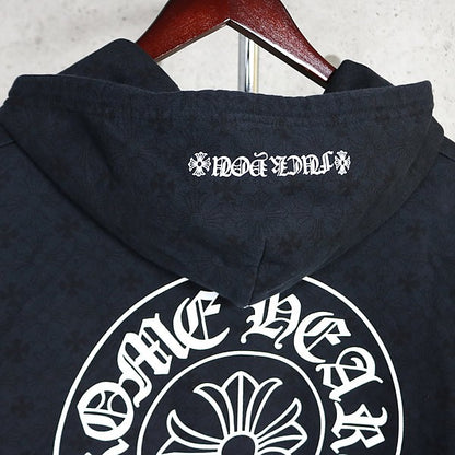CHROME HEARTS CH Allover Print Dagger Zip Hoodie Size M
