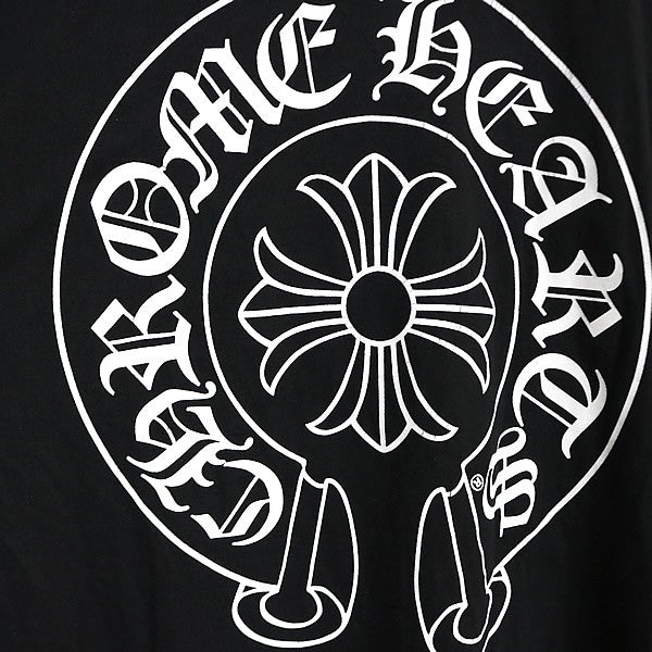 CHROME HEARTS Horseshoe Print Pocket T-Shirt Black Size XL