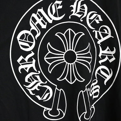 CHROME HEARTS Horseshoe Print Pocket T-Shirt Black Size XL