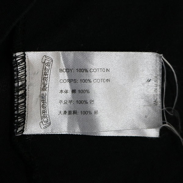 CHROME HEARTS Horseshoe Print Pocket T-Shirt Black Size XL