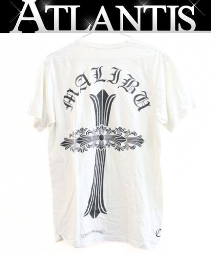 CHROME HEARTS Malibu Exclusive CH Cross T-Shirt White Size M