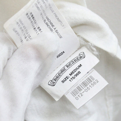 CHROME HEARTS Malibu Exclusive CH Cross T-Shirt White Size M