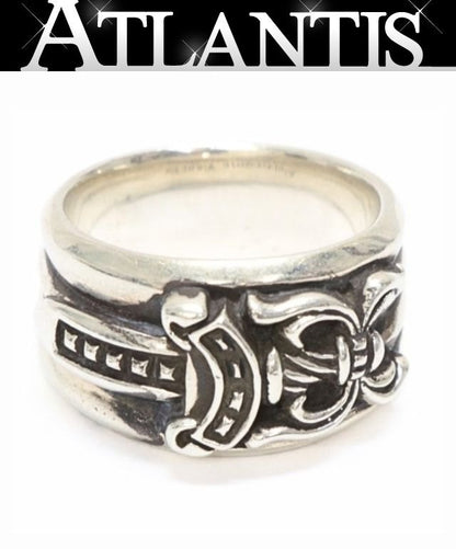 CHROME HEARTS Dagger Ring Silver Size JP 19