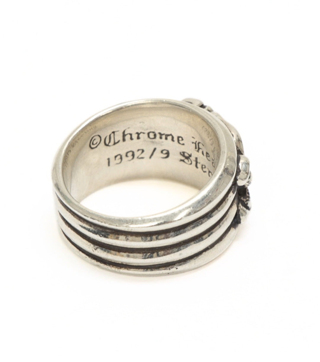 CHROME HEARTS Dagger Ring Silver Size JP 19