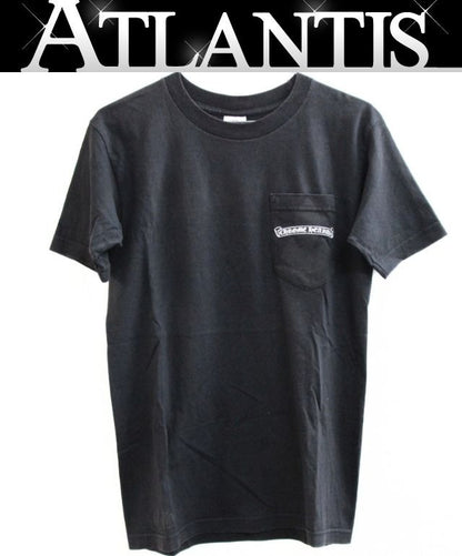 CHROME HEARTS Old Flare Knee Scroll T-Shirt Black Size S