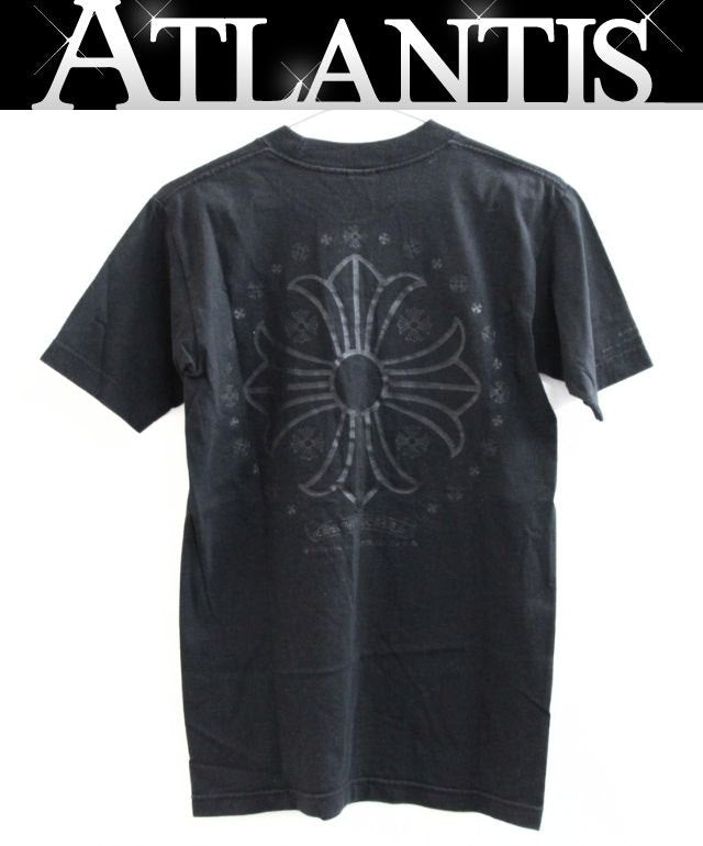 CHROME HEARTS Old Circle Logo CH Plus T-Shirt Black Size S