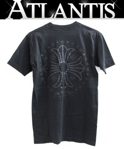 CHROME HEARTS Old Circle Logo CH Plus T-Shirt Black Size S