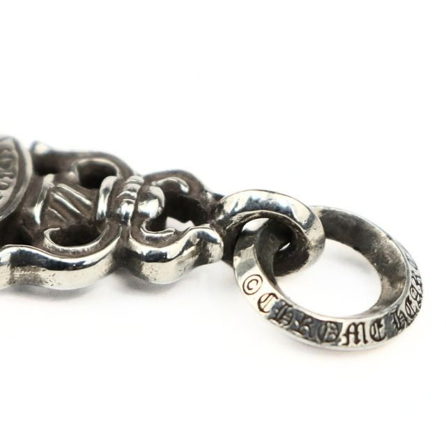 CHROME HEARTS No5 Dagger Pave Diamond Pendant Charm SV925