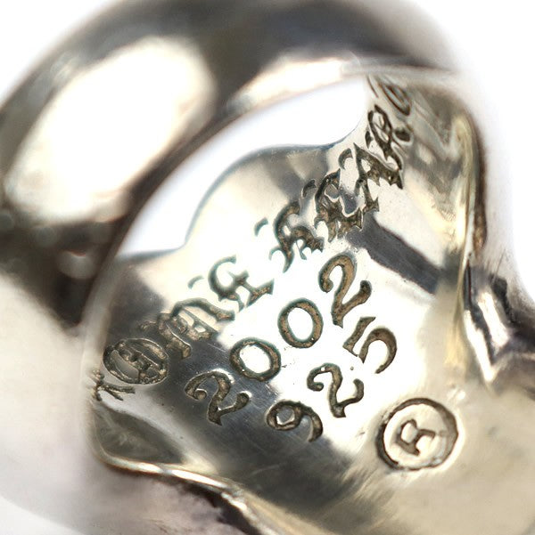 CHROME HEARTS Large Lip & Tongue Ring Silver Size JP 19.5