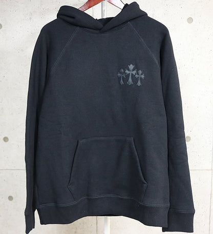 CHROME HEARTS New Ultra Heavy Fleece 7-11 Black Size L