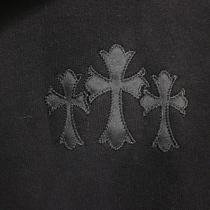 CHROME HEARTS New Ultra Heavy Fleece 7-11 Black Size L