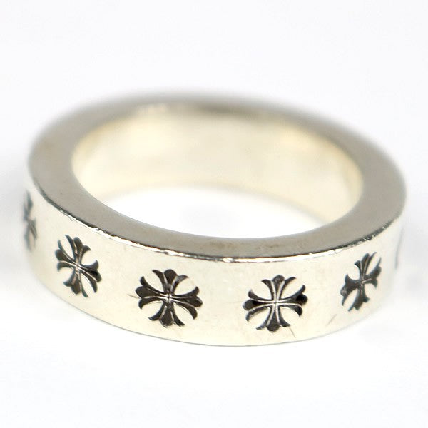 CHROME HEARTS 6mm "FOREVER" Spacer Silver SV925 Ring Size JP 14.5