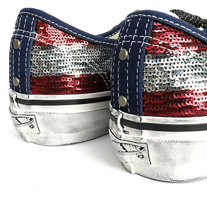 VANS LX Authentic44 Sequin Sneakers Multicolor Size 27.5cm