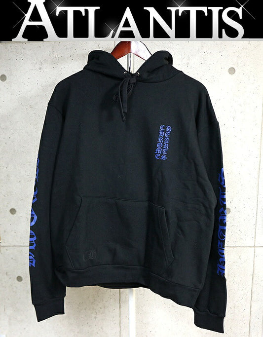 CHROME HEARTS New Old English Logo Hoodie Black Size M