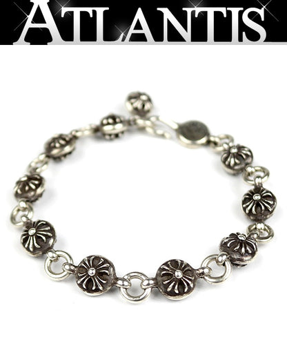 CHROME HEARTS #2 Crossball Bracelet Silver