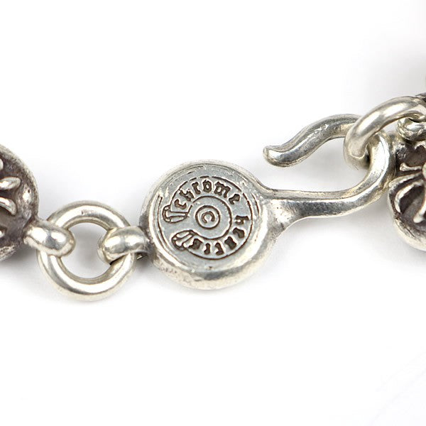CHROME HEARTS #2 Crossball Bracelet Silver