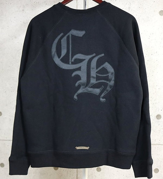CHROME HEARTS Ultra Heavy Fleece Sweatshirt Black Size M