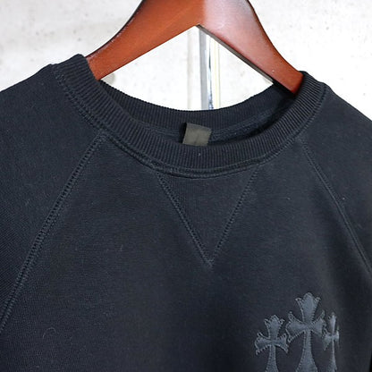 CHROME HEARTS Ultra Heavy Fleece Sweatshirt Black Size M