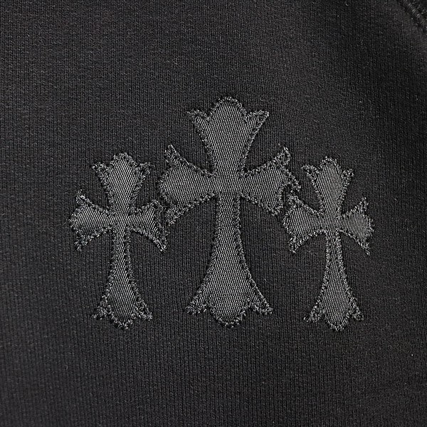 CHROME HEARTS Ultra Heavy Fleece Sweatshirt Black Size M