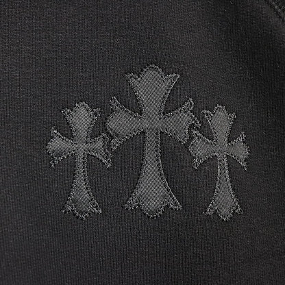 CHROME HEARTS Ultra Heavy Fleece Sweatshirt Black Size M
