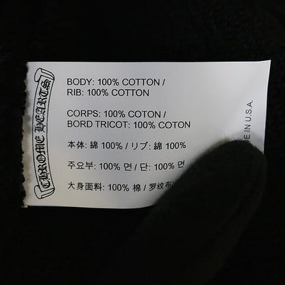 CHROME HEARTS Ultra Heavy Fleece Sweatshirt Black Size M