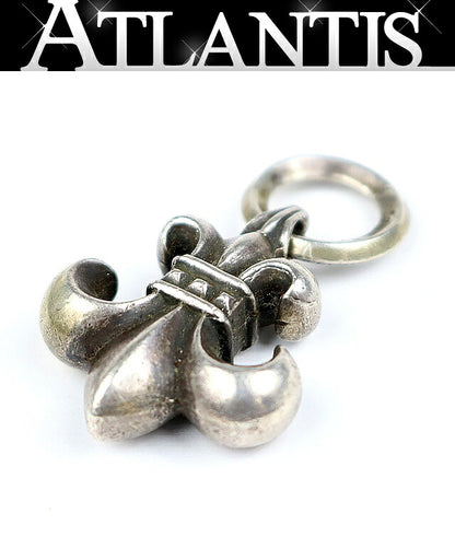 CHROME HEARTS Old BS Fleur Pendant Charm Silver 925