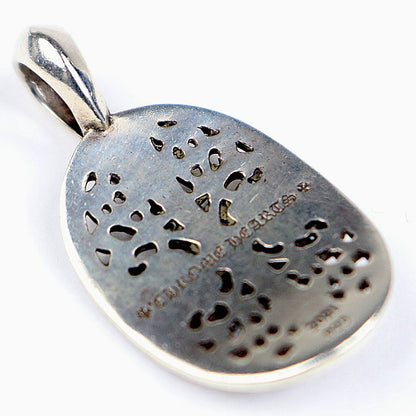 CHROME HEARTS Classic Oval Cross Pendant Charm SV925 Silver