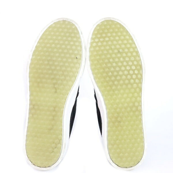 CELINE Satin Slip-On Sneakers Black Size 35
