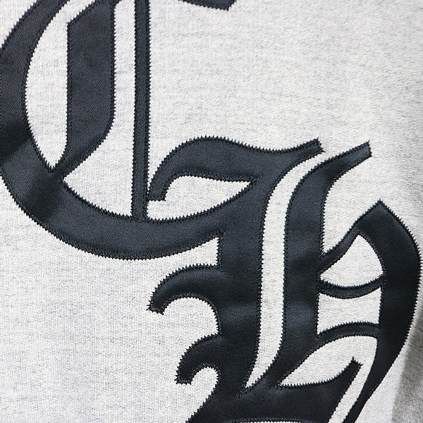 CHROME HEARTS Ultra Heavy Fleece Sweatshirt Gray Size XL
