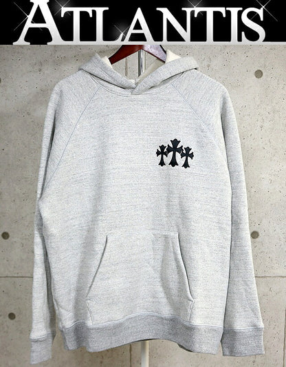 CHROME HEARTS New Ultra Heavy Fleece 7-11 Hoodie Size L