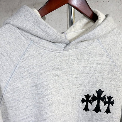 CHROME HEARTS New Ultra Heavy Fleece 7-11 Hoodie Size L