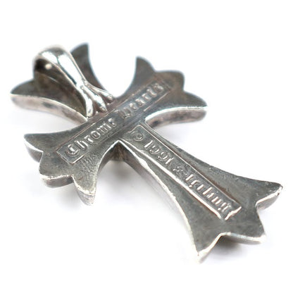 CHROME HEARTS Small CH Cross Silver Pendant Charm