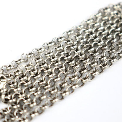 CHROME HEARTS 16-inch Roll Chain Silver Necklace
