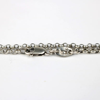 CHROME HEARTS 16-inch Roll Chain Silver Necklace