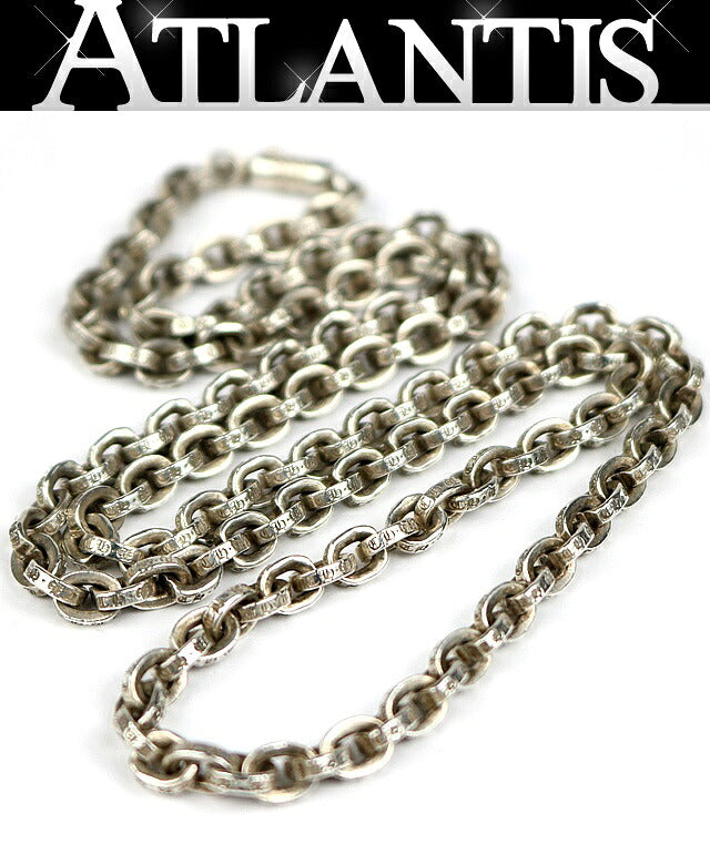 CHROME HEARTS Paper Chain Necklace Silver 925