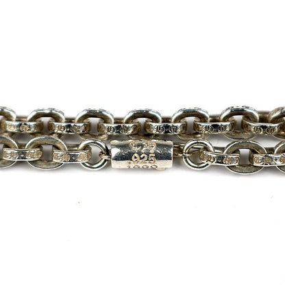CHROME HEARTS Paper Chain Necklace Silver 925