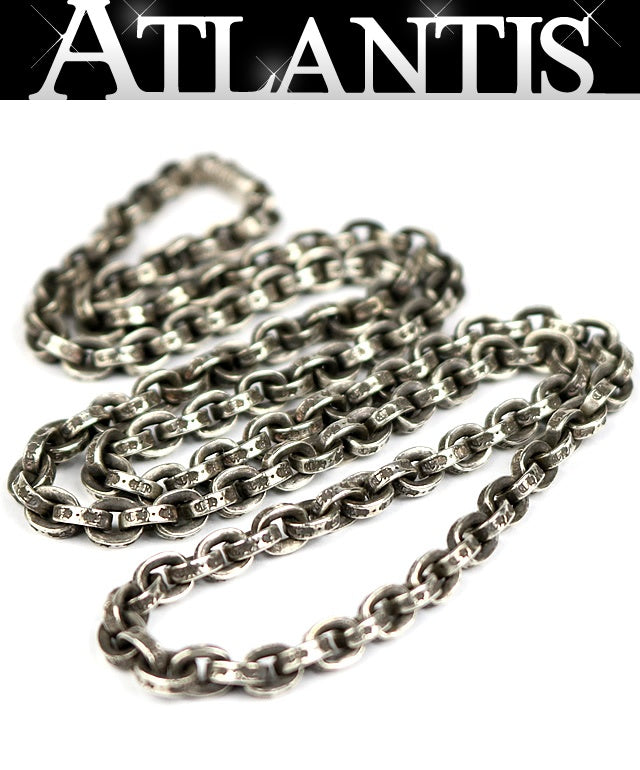 CHROME HEARTS Paper Chain Necklace Silver 925