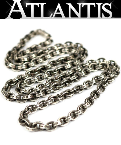 CHROME HEARTS Paper Chain Necklace Silver 925