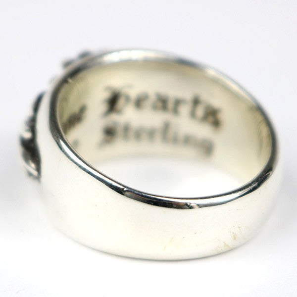 CHROME HEARTS Floral Cross Ring Silver 925 Size JP 23.5