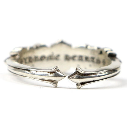 CHROME HEARTS Baby Classic Double Ring Silver Size JP 12