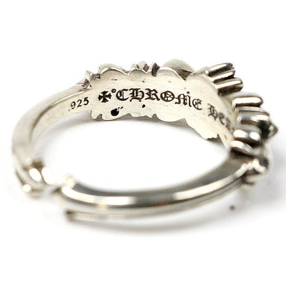 CHROME HEARTS Baby Classic Double Ring Silver Size JP 12