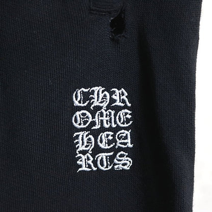 CHROME HEARTS Y NOT Embroidered Sweatpants Black Size M