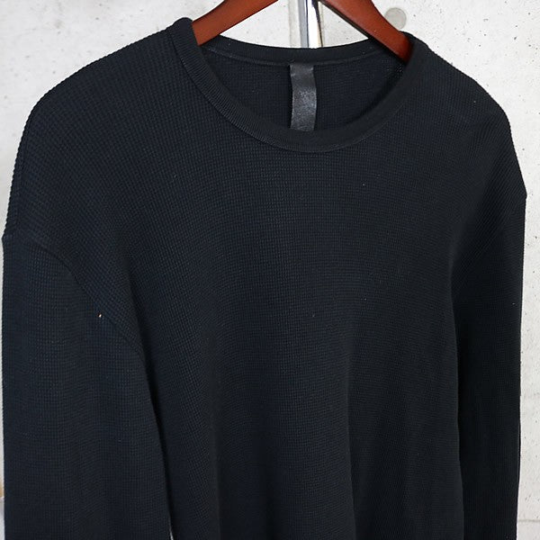 CHROME HEARTS Cemetery Cross Patch Thermal Long Sleeve Shirt Size L