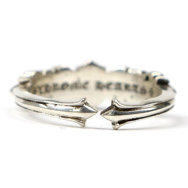 CHROME HEARTS Baby Classic Double Ring Silver Size JP 19