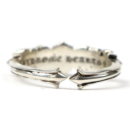 CHROME HEARTS Baby Classic Double Ring Silver Size JP 19