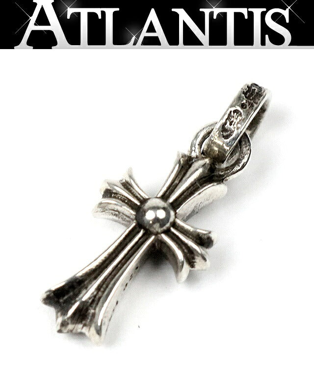 CHROME HEARTS Baby Fat Cross Pendant Silver