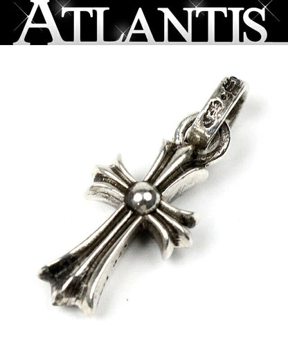 CHROME HEARTS Baby Fat Cross Pendant Silver