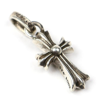 CHROME HEARTS Baby Fat Cross Pendant Silver